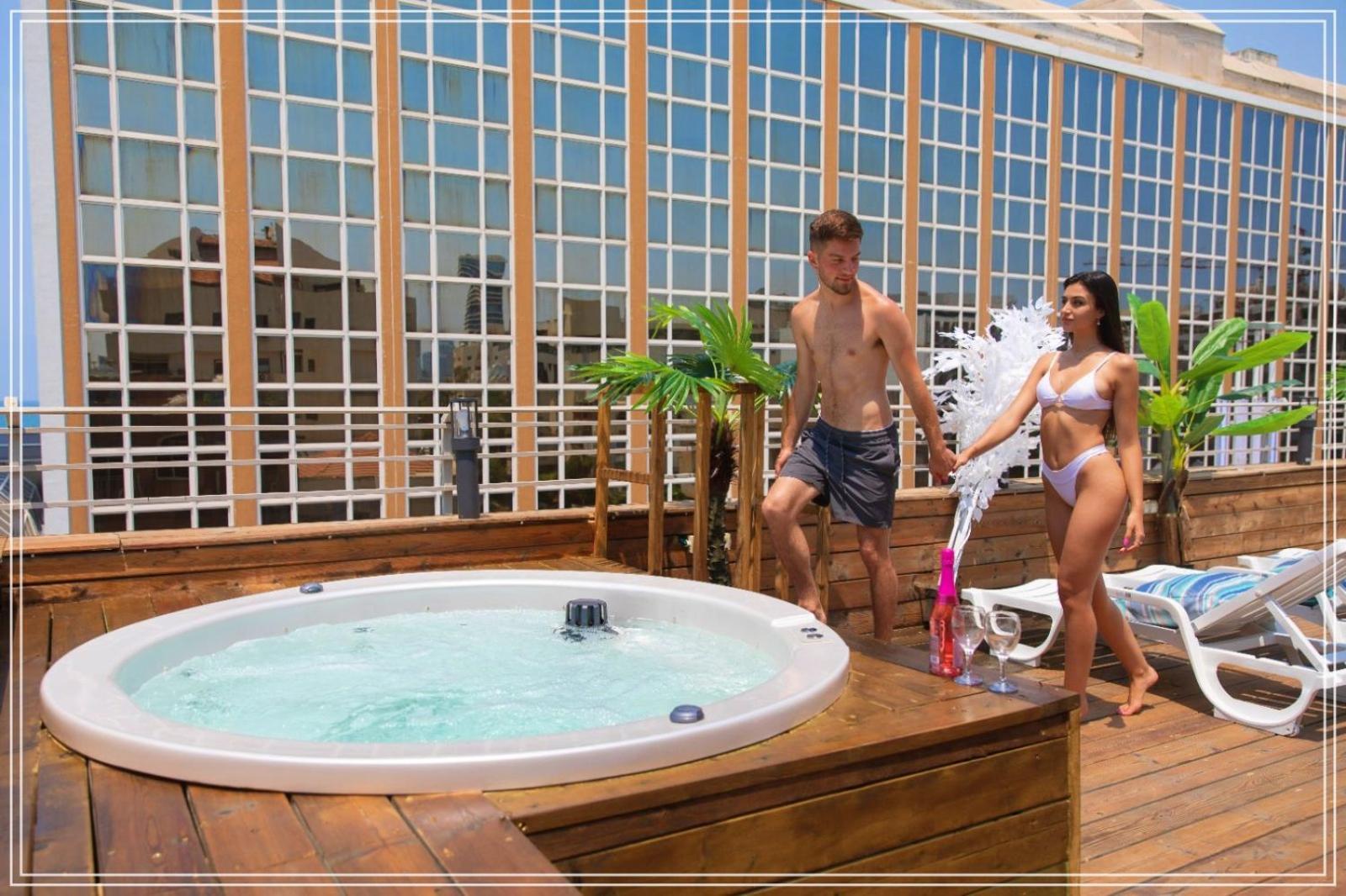 Dream Beach 98 Hotel And Spa Tel Awiw Zewnętrze zdjęcie
